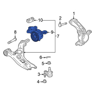 Honda OE - Front Left Rearward Suspension Control Arm Bushing