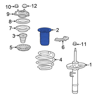 Honda OE - Front Suspension Strut Bellows