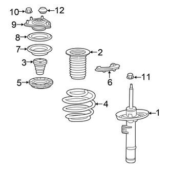 Honda OE - Front Suspension - Struts & Components