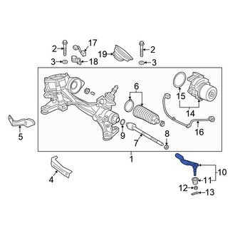 Honda OE - Inner Steering Tie Rod End