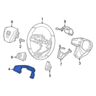 Honda OE - Upper Steering Wheel Trim
