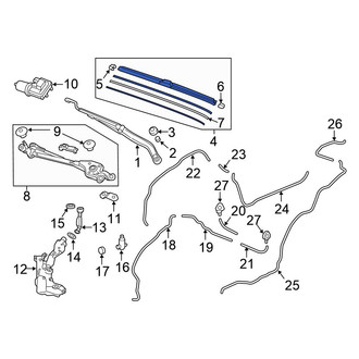 Honda OE - Front Left Wiper Blade
