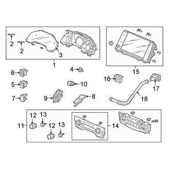 Honda OE - Instrument Panel - Cluster & Switches
