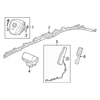 Honda OE - Right Steering Wheel Air Bag Bracket