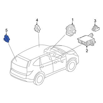 Honda OE - Center Air Bag Impact Sensor