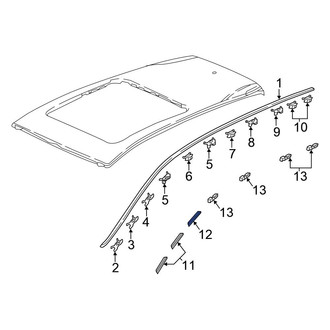 Honda OE - Roof Drip Molding Clip