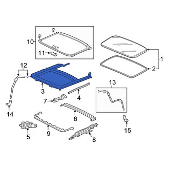 Honda OE - Sunroof Frame