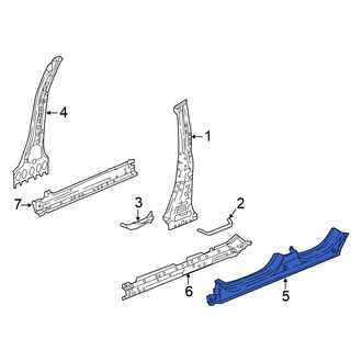 Honda OE - Left Outer Rocker Panel