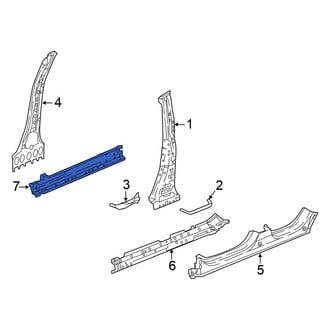 Honda OE - Left Outer Rocker Panel