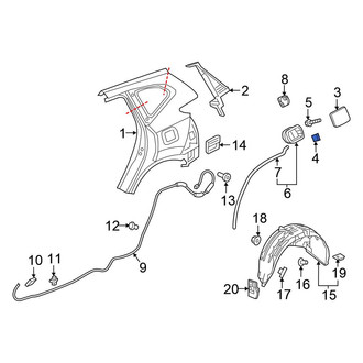 Honda OE - Fuel Door Spring