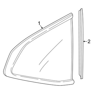 Honda OE - Quarter Panel - Glass