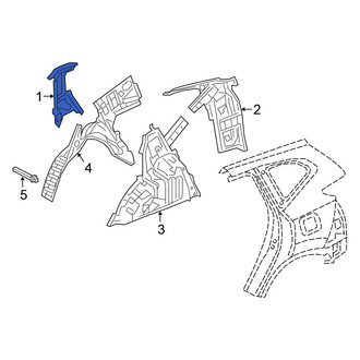 Honda OE - Left Inner Body C-Pillar
