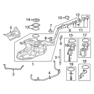 Honda OE - Fuel System Components