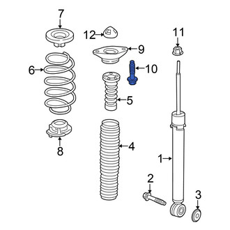 Honda OE - Suspension Shock Absorber Mounting Bolt
