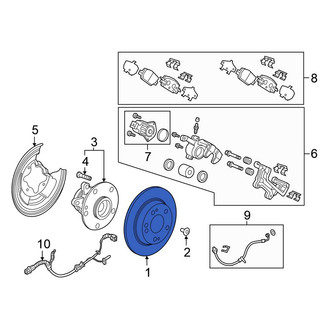 Honda OE - Rear Disc Brake Rotor