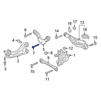 Honda OE - Upper Outer Suspension Control Arm Bolt