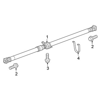 Honda OE - Rear Suspension - Drive Shaft (EX / EX-L / LX / Touring AWD)