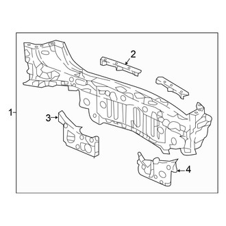 Honda OE - Rear Body & Floor - Rear Body (EX / EX-L / LX / Touring)
