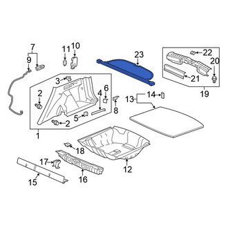 Honda OE - Rear Cargo Cover