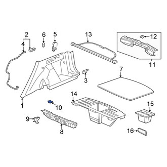 Honda OE - Rear Tie Down Hook