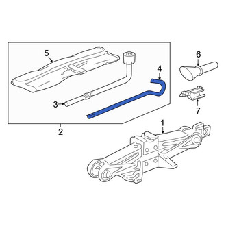 Honda OE - Floor Jack Handle