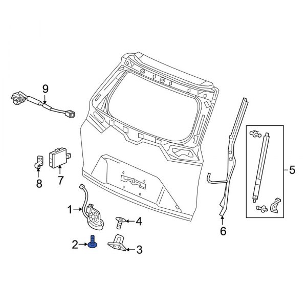 Liftgate Latch Bolt