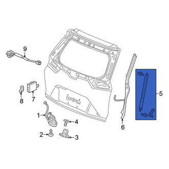 Honda OE - Right Liftgate Lift Support