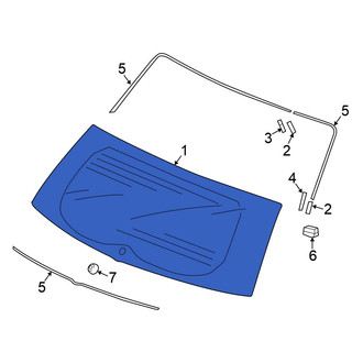 Honda OE - Rear Liftgate Glass