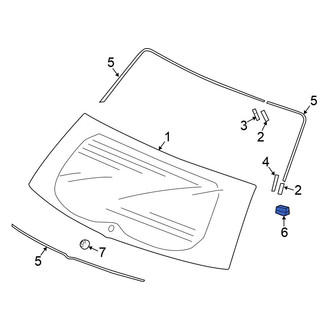 Honda OE - Rear Left Liftgate Reveal Molding