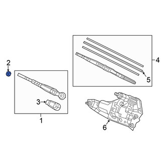 Honda OE - Wiper Arm Nut