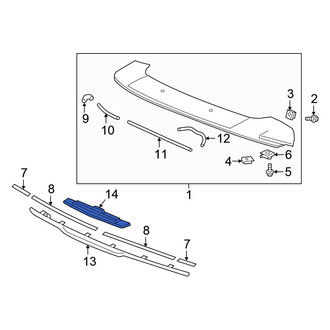 Honda OE - Rear Center High Mount Stop Light
