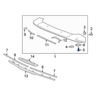 Honda OE - Spoiler Screw