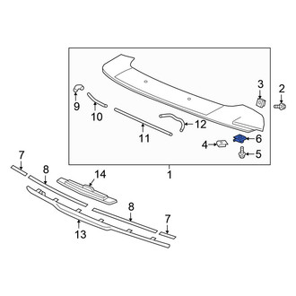 Honda OE - Side Marker Light Nut
