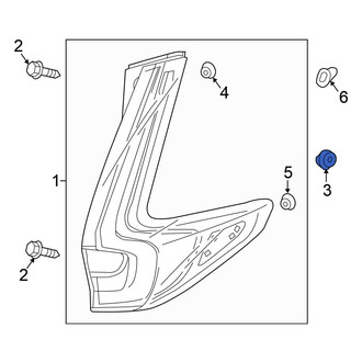 Honda OE - Tail Light Clip