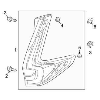 Honda OE - Rear Lamps - Tail Lamps