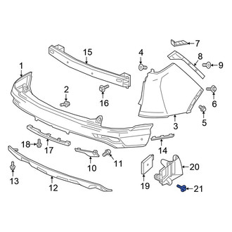 Honda OE - Engine Coolant Thermostat Housing Bolt
