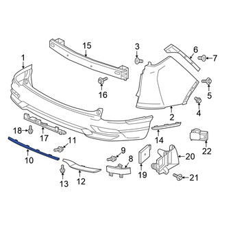 Honda OE - Front Left Bumper Trim