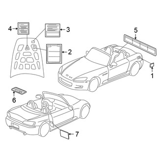 Honda OE - Information Labels - Labels