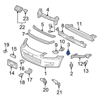 Honda OE - Front Bumper Cover Grommet