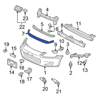 Honda OE - Front Bumper Seal