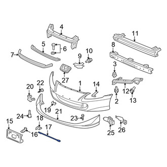 Honda OE - License Plate Bracket