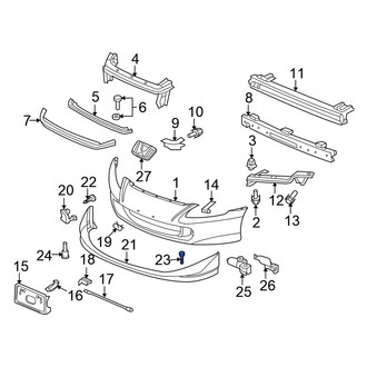 Honda OE - Bumper Cover Bolt
