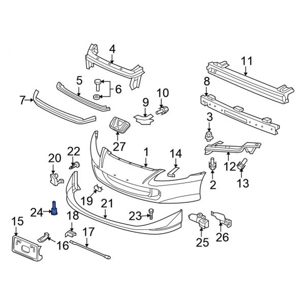 Valance Panel Bolt