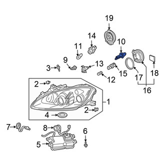 Honda OE - Front Headlight Bulb