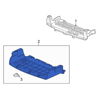 Honda OE - Front Lower Radiator Support Splash Shield