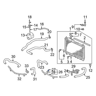 Honda OE - License Plate Bracket