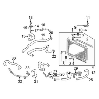Honda OE - Cooling - Radiator & Components