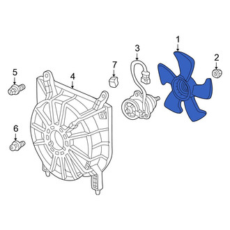 Honda OE - Engine Cooling Fan Blade