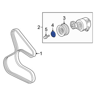 Honda OE - Accessory Drive Belt Idler Pulley Cap