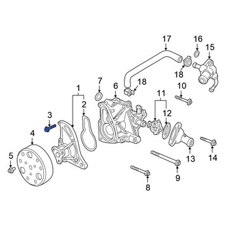 Honda OE - Engine Water Pump Bolt